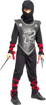 LUCIDA - Ninja draak kostuum voor kinderen - M 122/128 (7-9 jaar)