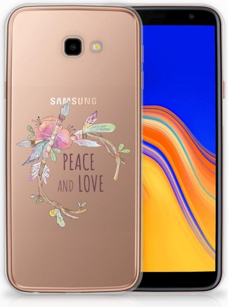 Samsung Galaxy J4 Plus (2018) Telefoonhoesje met Naam Boho Text