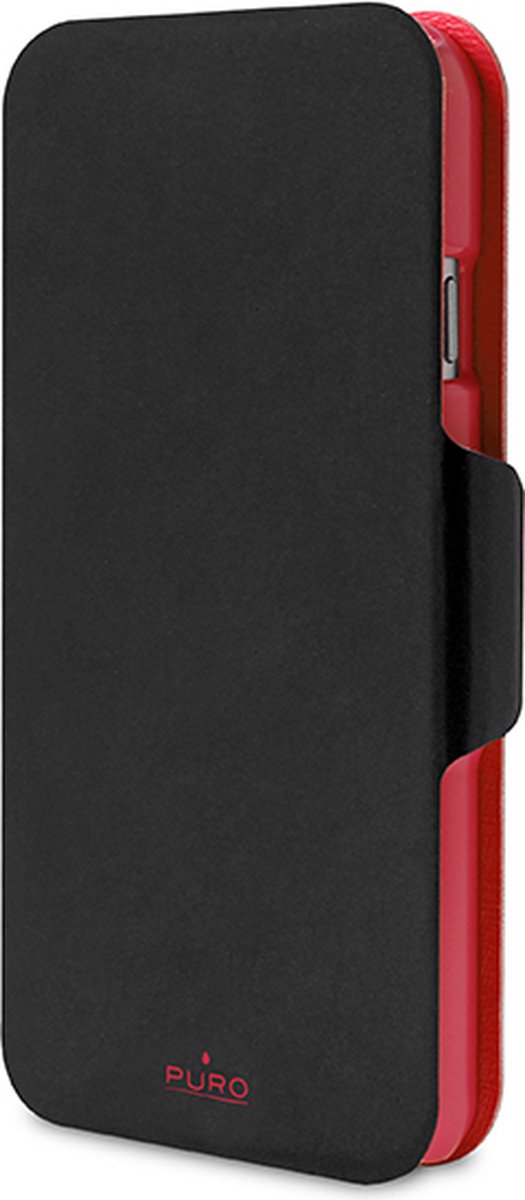 Puro iPhone 6 Plus Bi-Color Wallet 3 Cardslot + Money Pocket Black/Red