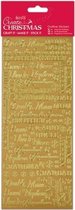 Outline Stickers - Traditional Xmas Relations - Gold