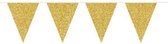 Folat - Vlaggenlijn Glitter Goud (6 meter)