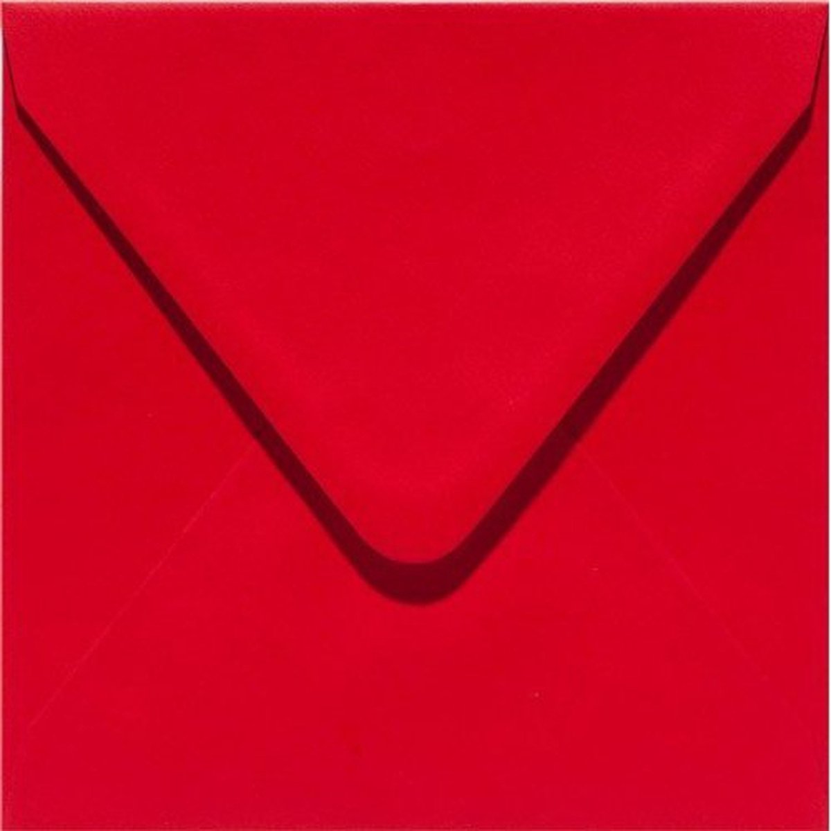 Papicolor Envelop Formaat 160 X 160 Mm 6 stuks Kleur Rood