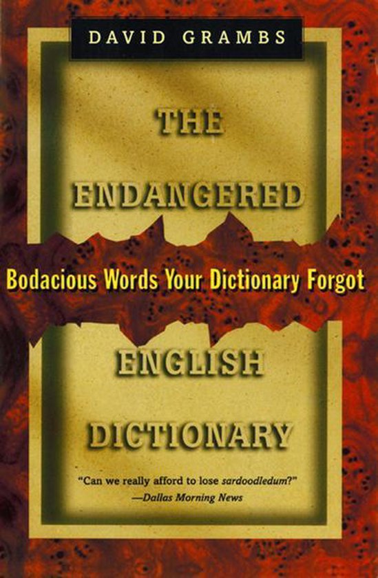 The Endangered English Dictionary - cover