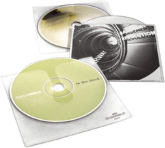 Durable 520219 CD-hoes 1 CD/DVD/Blu-Ray Transparant Polypropyleen 10 stuk(s)