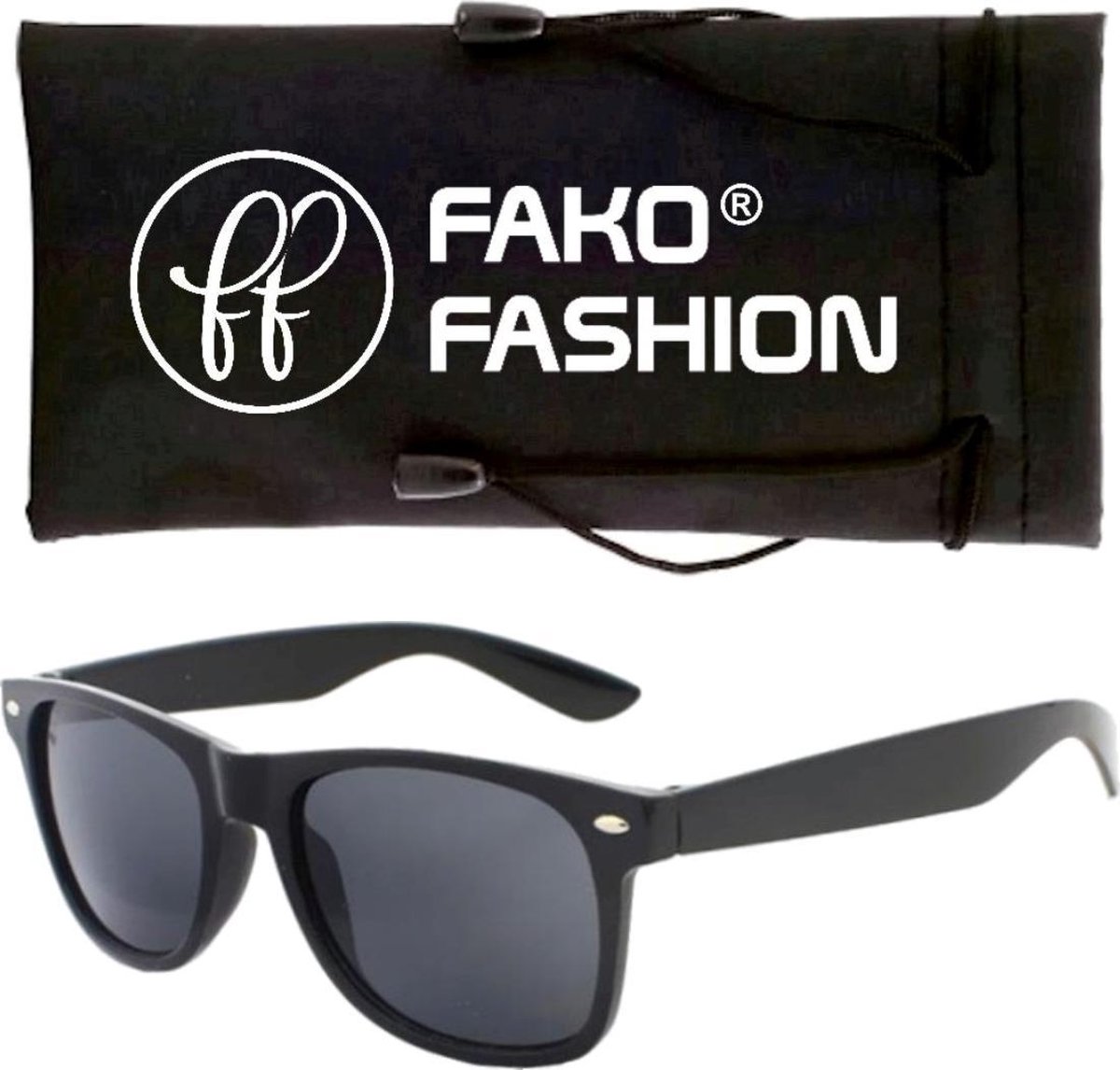 Fako Fashion® - Kinder Zonnebril - Zwart