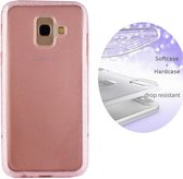 BackCover Layer TPU + PC Hoesje voor Samsung Galaxy J6 (2018) Roze