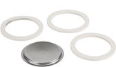 Bialetti Moka Inductie filterplaatje + rubber ringen - 3 kops