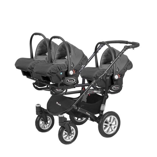 Babyactive Trippy 2 Drieling kinderwagen - Zwart | bol.com