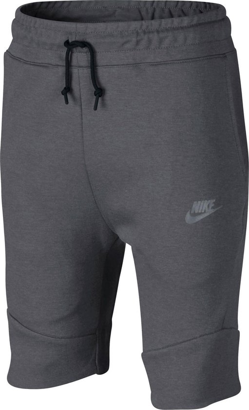 Nike Sportswear Tech Fleece Sportbroek Maat 140 - Jongens donker grijs/zwart... bol.com