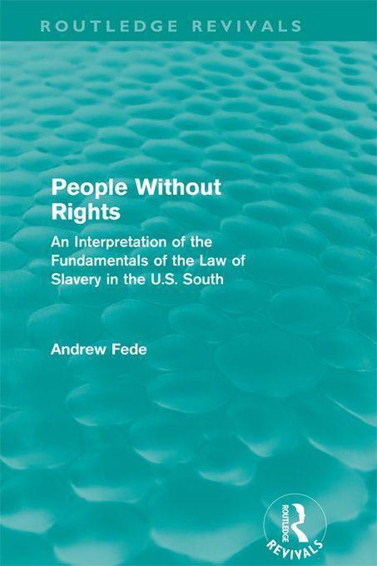 People Without Rights (Routledge Revivals) - cover
