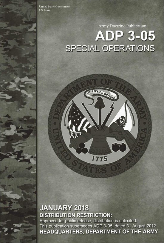 Army Doctrine Publication ADP 3-05 Special Operations Januar ... - cover