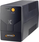 Infosec X1 EX 1000 Line-interactive 1 kVA 2 AC-uitgang(en)