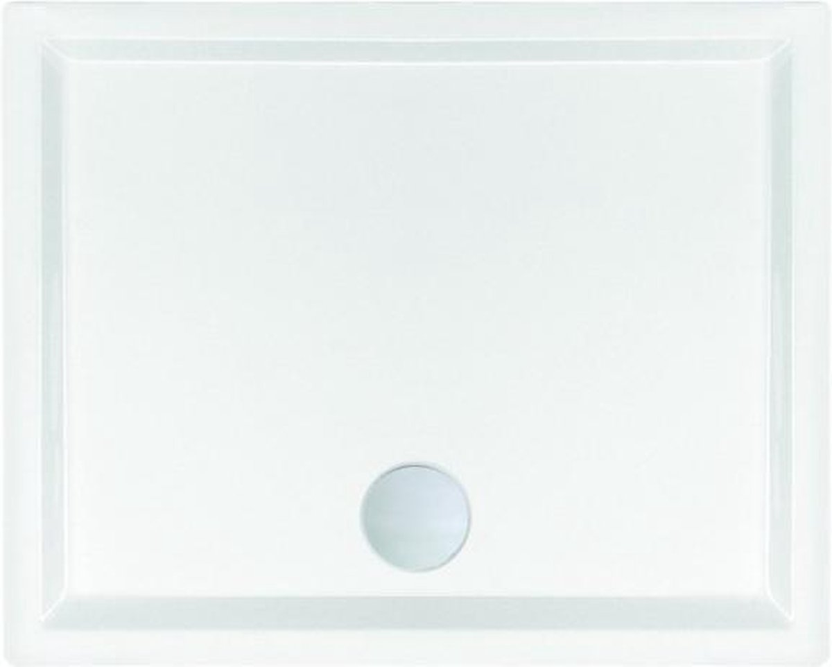 Douchebak Xenz Mariana Rechthoek 100x80x4cm Acryl Wit