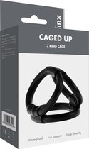 Me You Us Caged Up Cock Cage Black