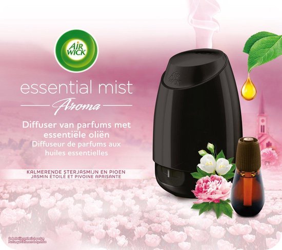 Air Wick Essential Mist - Geurverspreider Sterjasmijn & Pioenroos Starter - 20 ml | bol.com