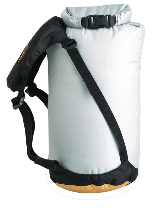 Sea to Summit - eVent® Compression Dry Sack - Drybags - Waterdichte compressiezak - 14L - Grijs/Geel