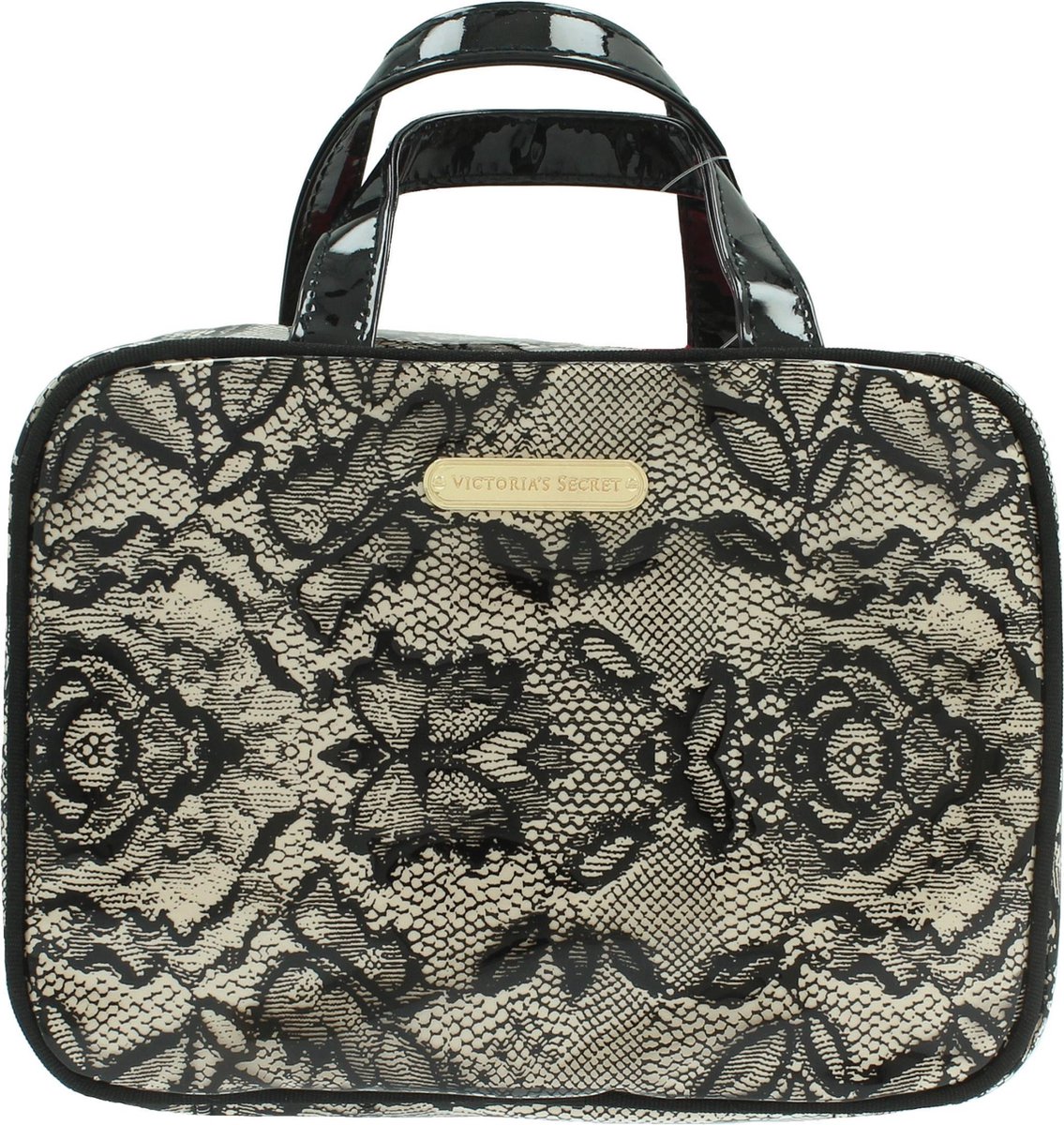 Albany Begrafenis Figuur Victoria's Secret Small Hanging Weekender Black Lace Over Nude | bol.com