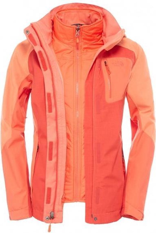 The North Face - Triclimate Dames jas (rood/oranje) - XS | bol.com