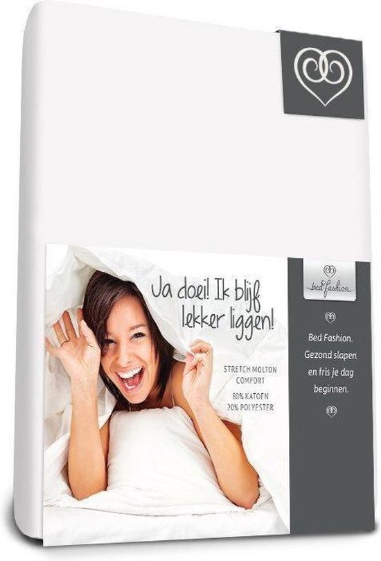Bed-Fashion Stretchmolton hoeslaken comfort 100 x 200 cm