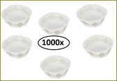 1000x Caisses 120mmx58mm bedrukt goud ster