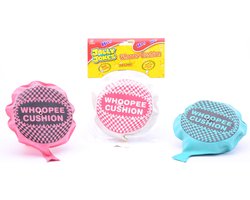 foto van Scheetkussen Whoopee cushion - Scheetzak - Fopartikel - 16,5 cm - Rubber - Kunststof - multicolor - Schoencadeautjes sinterklaas
