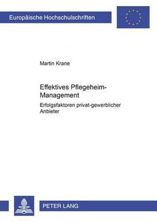 Effektives Pflegeheim-Management - cover