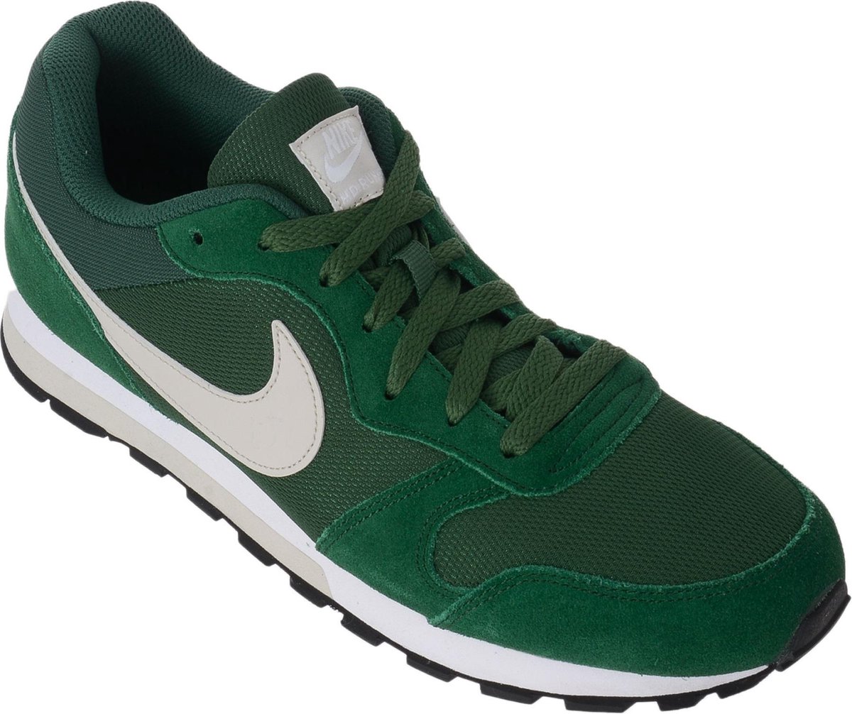 Nike MD Runner 2 Sneakers Heren Sportschoenen - Maat 45.5 - Mannen - groen/grijs  | bol.com