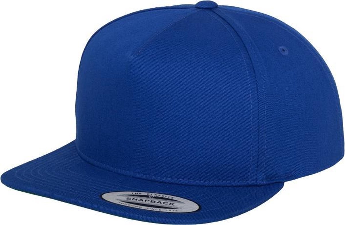 Urban Classics Snapback Pet Classic 5 Panel Blauw