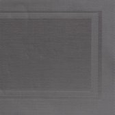 Placemat, fijne band, 45x33 cm, verpakt per 6 stuks, kleur frames grijs