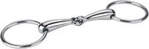 Kerbl Bridle Bit Loose Ring simple joint creux - Acier inoxydable - 10,5cm