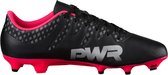 Puma evoPOWER Vigor 4 FG Voetbalschoen Heren  Sportschoenen - Maat 46 - Mannen - zwart/zilver/roze