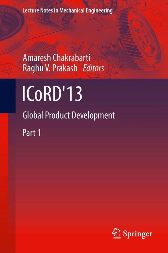 Lecture Notes in Mechanical Engineering - ICoRD'13 - cover