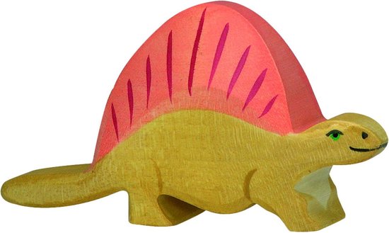 Holztiger Houten dinosaurus: dimetrodon