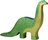 Holztiger houten dinosaurus: brontosaurus