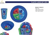 Ontbijt / lunchset PJ Masks ( Plastic)