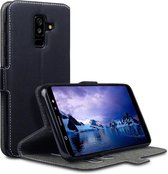 Samsung Galaxy A6+ 2018 hoesje - CaseBoutique - Zwart - Kunstleer