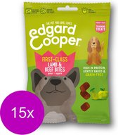 Edgard & Cooper Friandises pour Chiot Chien Adulte et Senior Naturelles Sans Cereales, Sachet de 50g x 15 Agneau et Bœuf, Frais Bonbecs savoureux pour le récompenser