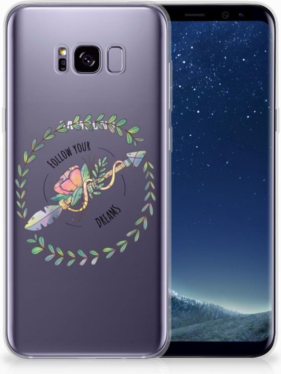 TPU Hoesje voor Samsung Galaxy S8 Plus Telefoonhoesje met Naam Boho Dreams