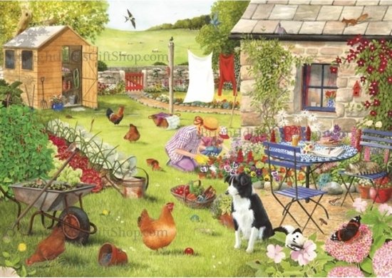 Grandma's Garden Puzzel 500 Stukjes XL | bol.com