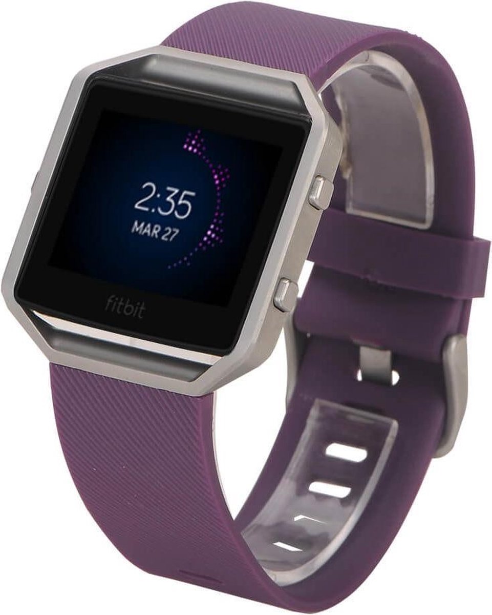 watchbands-shop.nl Siliconen bandje - Fitbit Blaze - Paars - Small