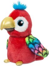 Aurora Knuffelpapegaai Calypso 18 Cm Rood
