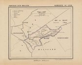 Historische kaart, plattegrond van gemeente De Lier in Zuid Holland uit 1867 door Kuyper van Kaartcadeau.com