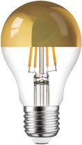 Ledmaxx led kopspiegellamp goud E27 5W 440lm 2200K Niet dimbaar A60