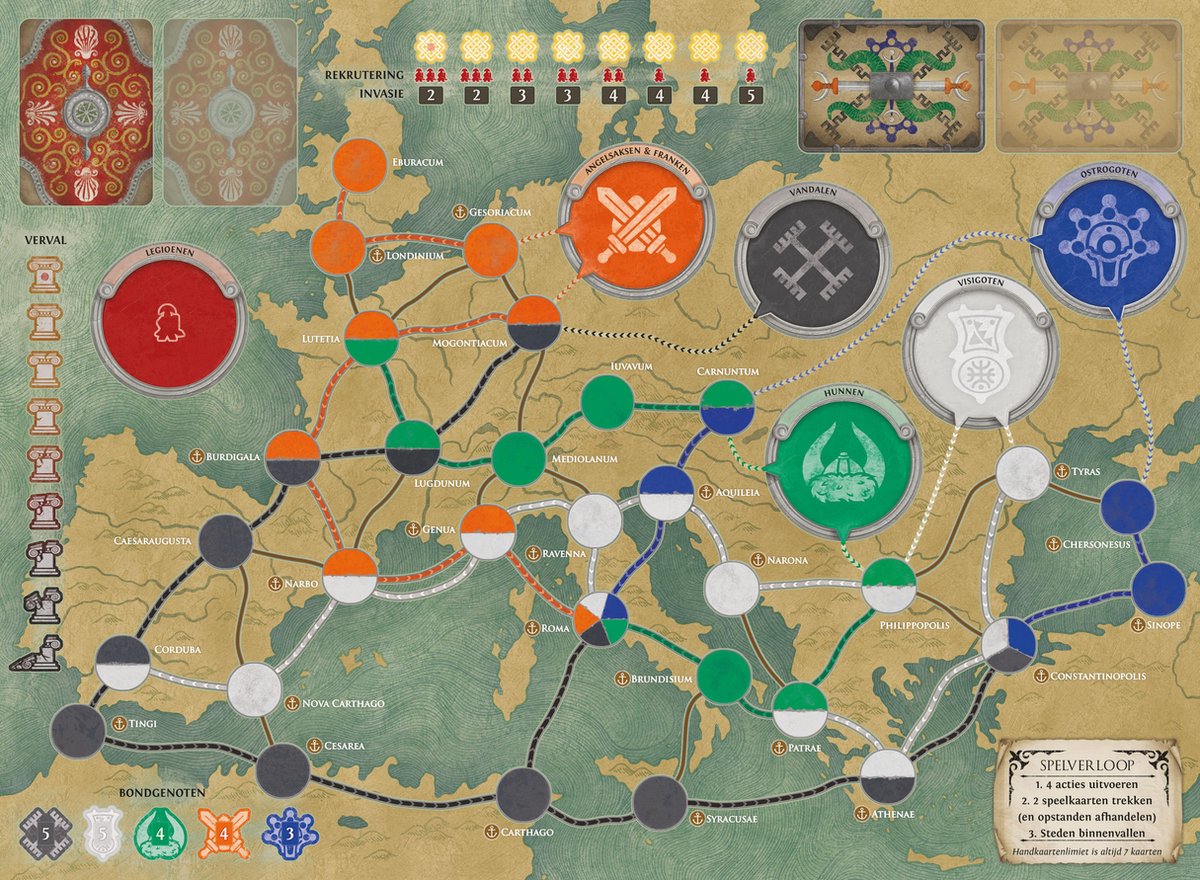 Pandemic Fall of Rome Collector's Edition - Bordspel | Games | bol
