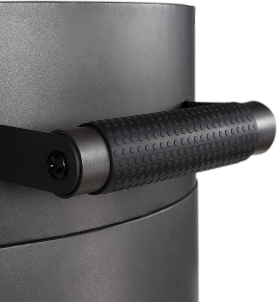 Boretti - Tonello houtskoolbarbecue - BBQ - ø 37 cm - Zwart - draagbaar