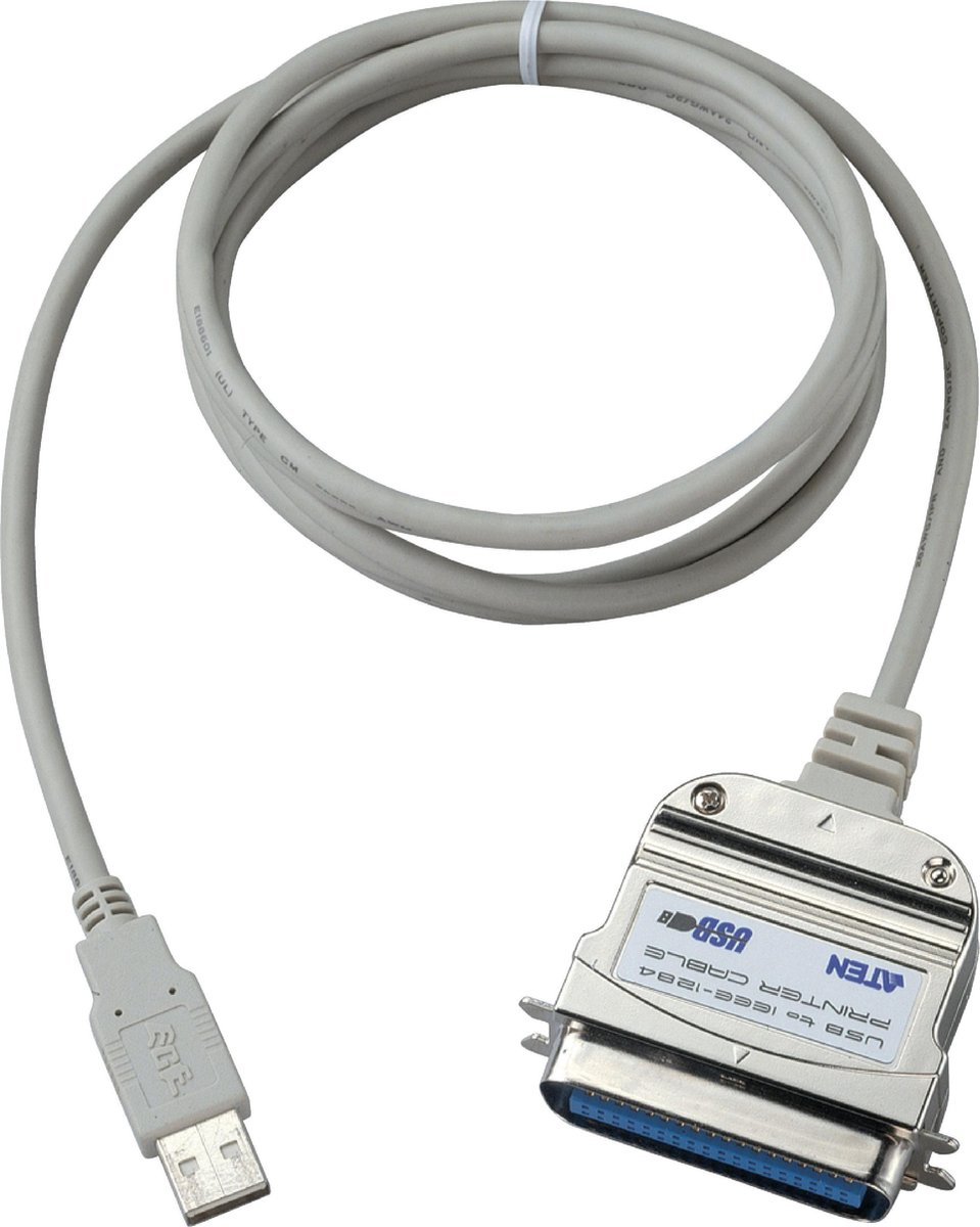 Aten At-uc1284b Usb Printerkabel / Omvormer