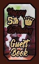 Happy 5th Birthday Guest Book