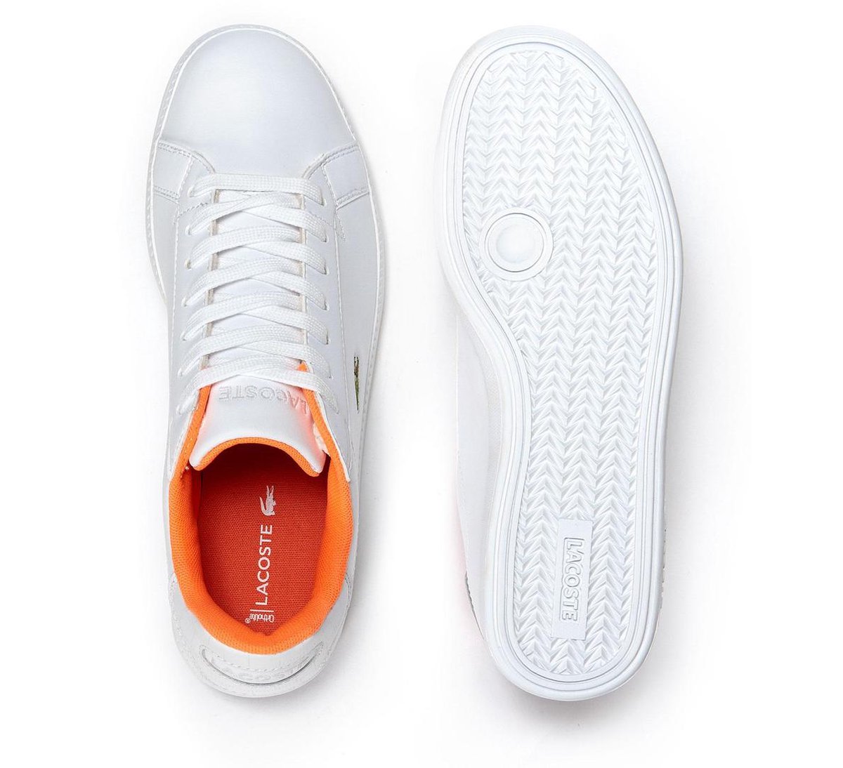 Lacoste Graduate 118 1 SPW Sneakers - Maat 41 - Vrouwen - wit/ oranje |  bol.com
