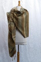 Yakwol sjaal – warme jakwol woondeken – hele grote shawl omslagdoek - ca. 200 x 100 cm
