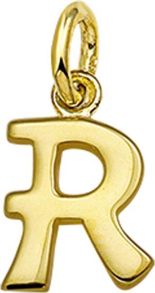 The Jewelry Collection Hanger Letter R - Goud